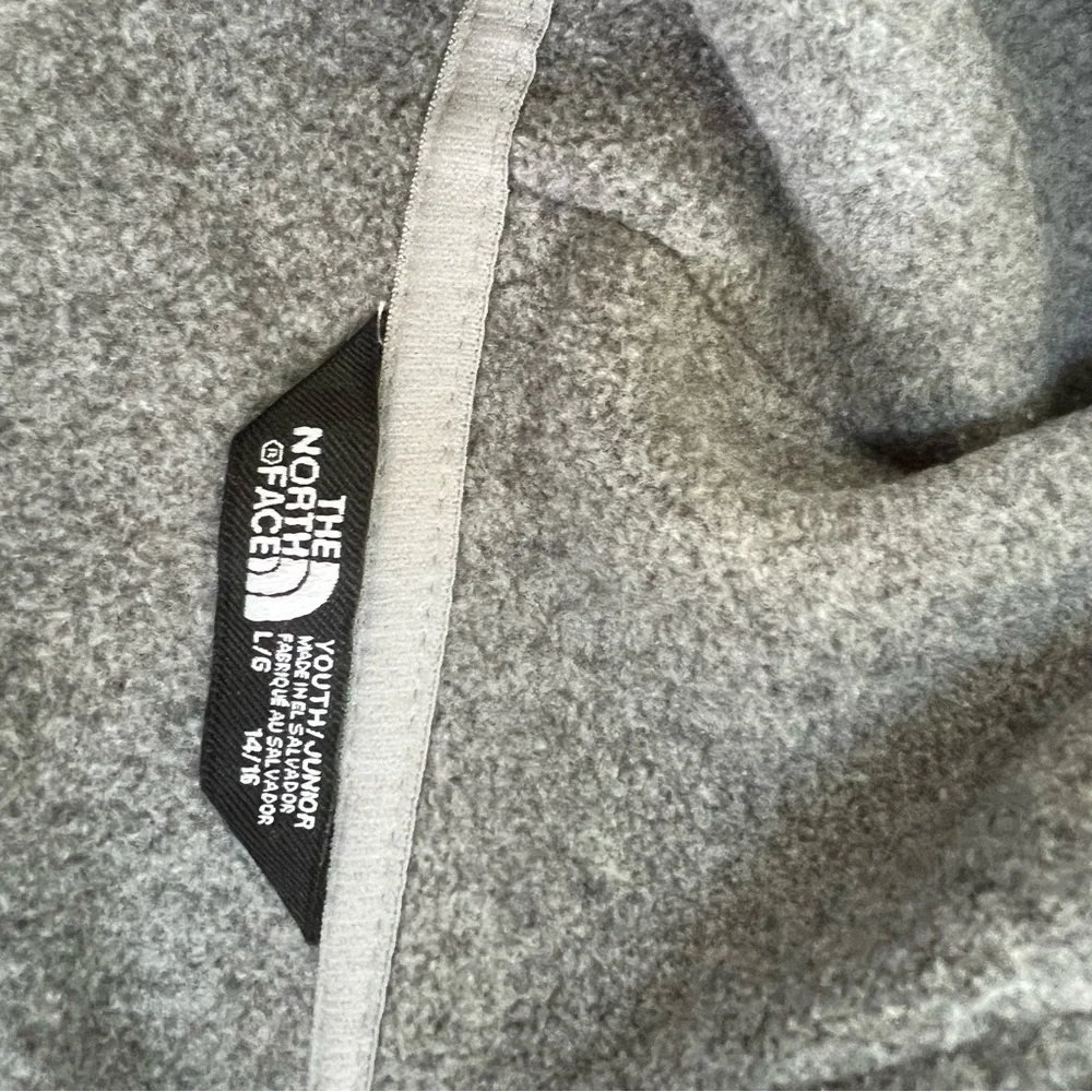 The North Face Kids Two-Tone Gray Hoodie Size large